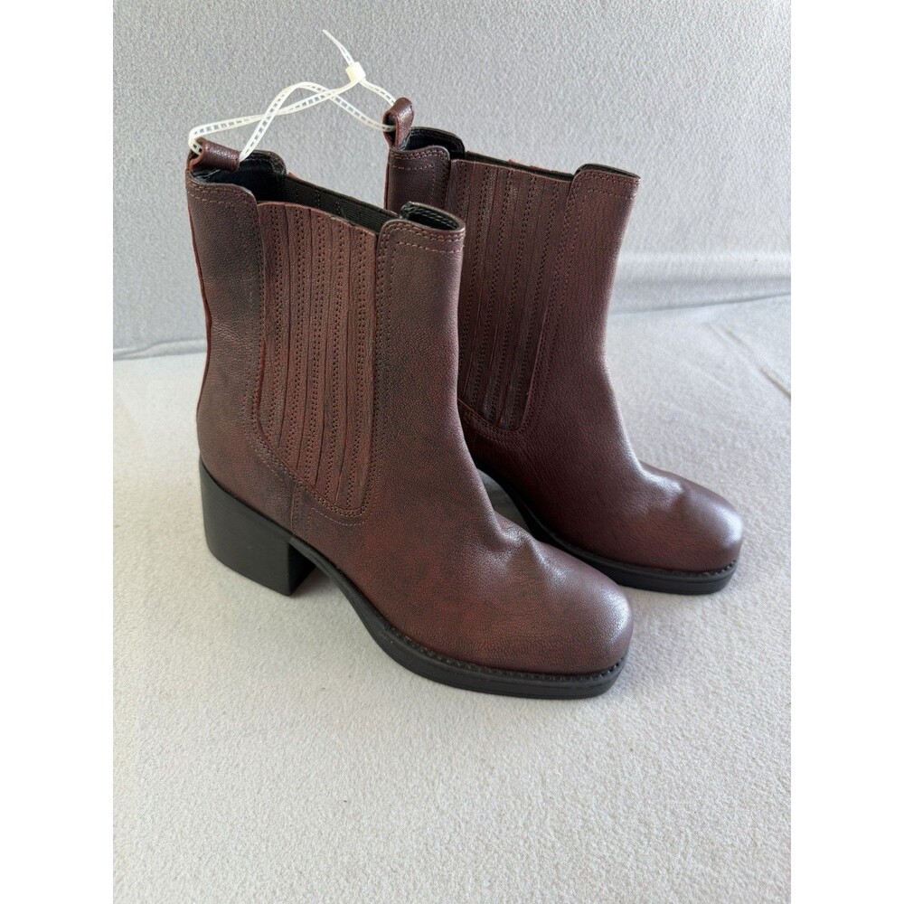 Kenneth Cole Brown Heeled Ankle Boots Size 10